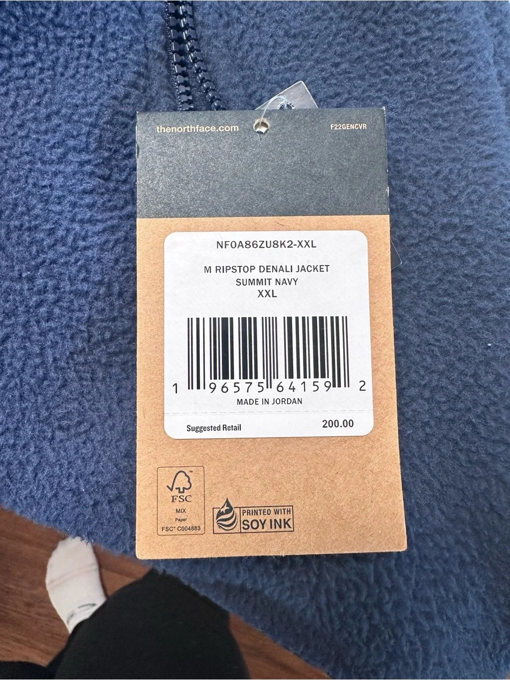 NWT The North Face Men’s Denali Ripstop